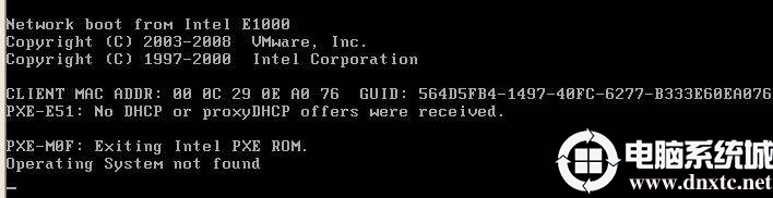 开机出现operating system not found
