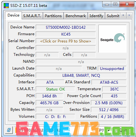 SSD-Z硬盘坏道检测工具