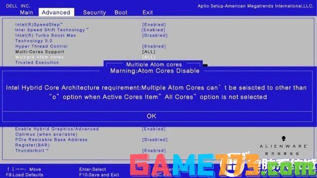 Multiple Atom cores 选项