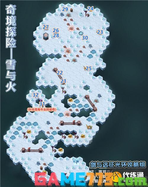 剑与远征雪与火奇境怎么通关 雪与火详细通关流程