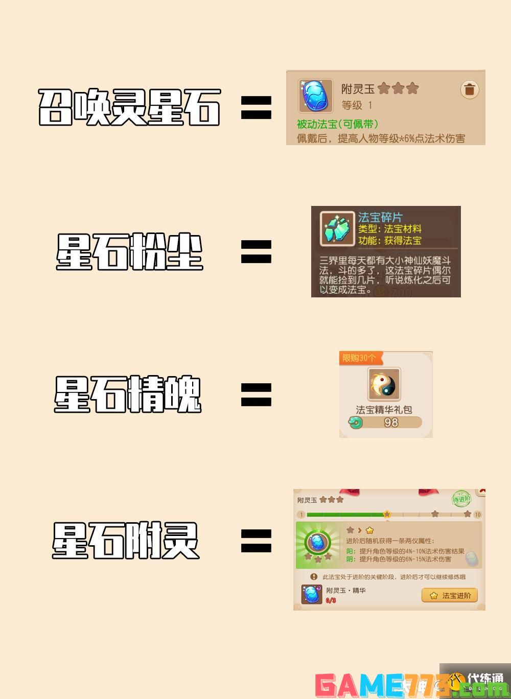 梦幻西游手游召唤灵星石攻略：召唤灵星石解锁、获取、升级、选择搭配方法[多图]图片5