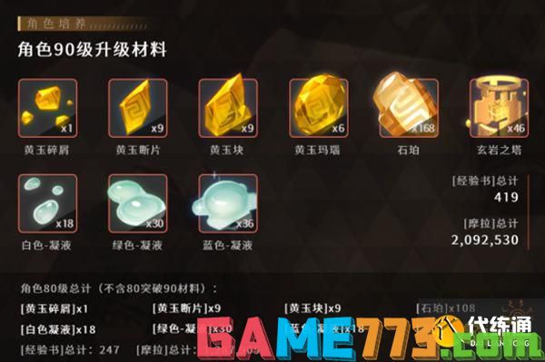 原神钟离培养材料一览 钟离突破材料有什么