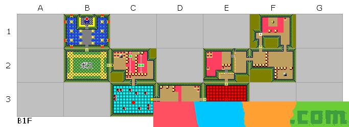 塞尔达传说大地之章地下迷宫地图