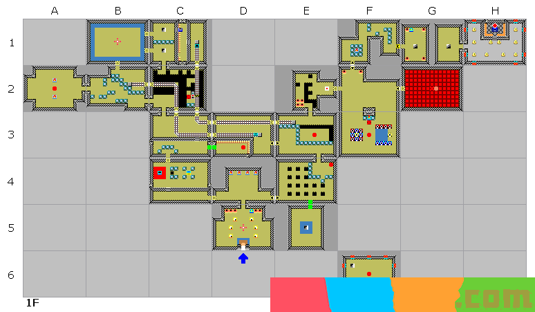 塞尔达传说大地之章地下迷宫地图