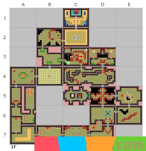塞尔达传说大地之章地下迷宫地图