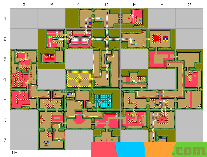 塞尔达传说大地之章地下迷宫地图
