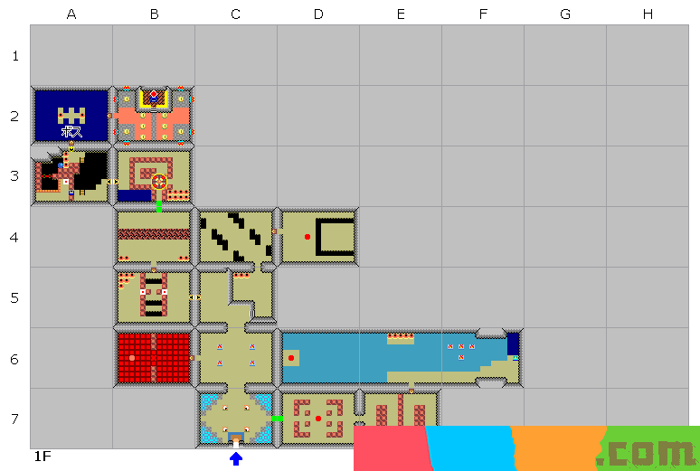 塞尔达传说大地之章地下迷宫地图