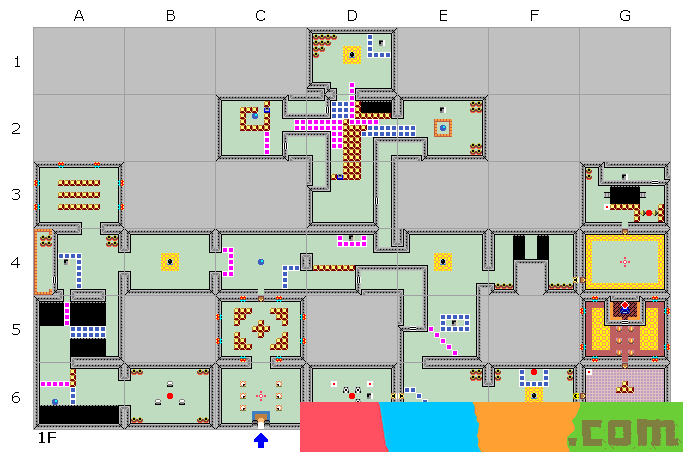 塞尔达传说大地之章地下迷宫地图