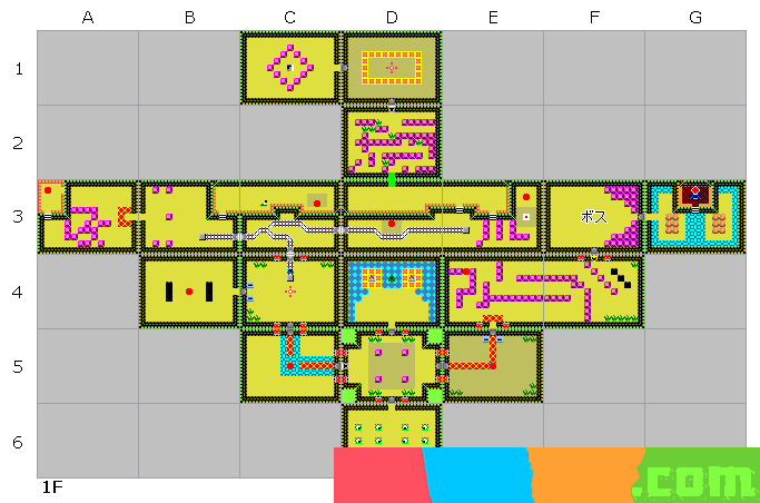 塞尔达传说大地之章地下迷宫地图