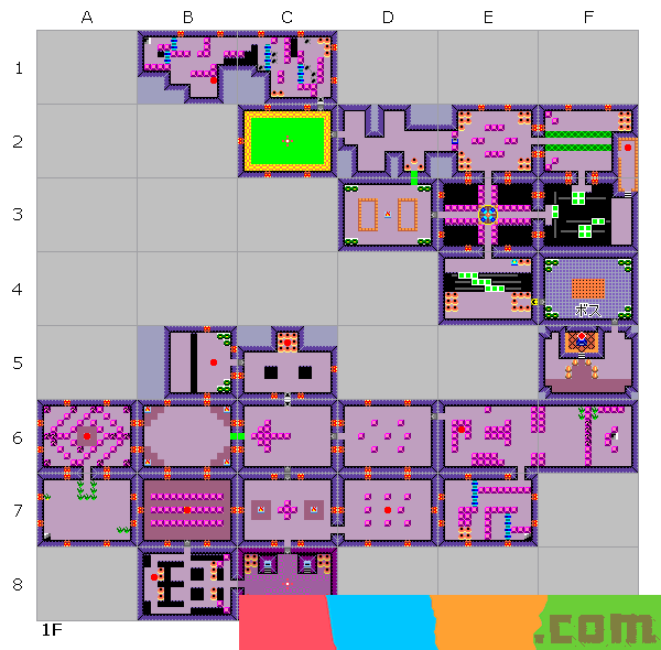 塞尔达传说大地之章地下迷宫地图