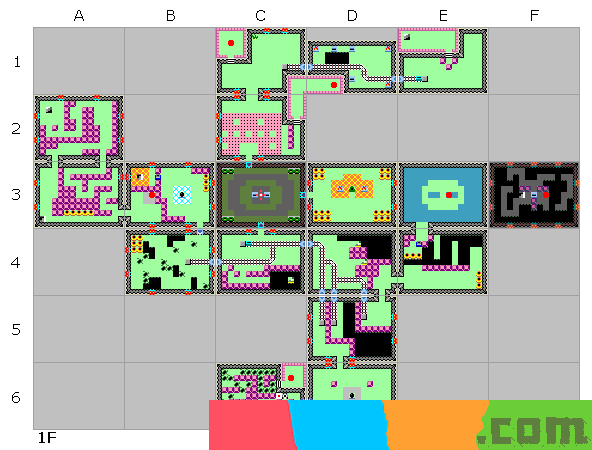 塞尔达传说大地之章地下迷宫地图