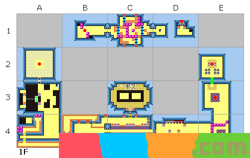 塞尔达传说大地之章地下迷宫地图