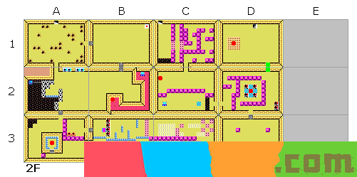 塞尔达传说大地之章地下迷宫地图