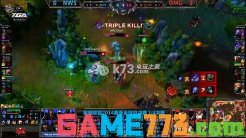 LOL英雄联盟S4釜山站OMG VS NJWS OMG晋级半决赛