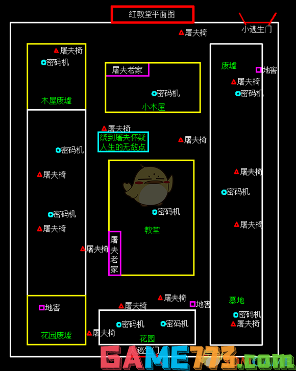 <b>第五人格</b>地图平面图大全