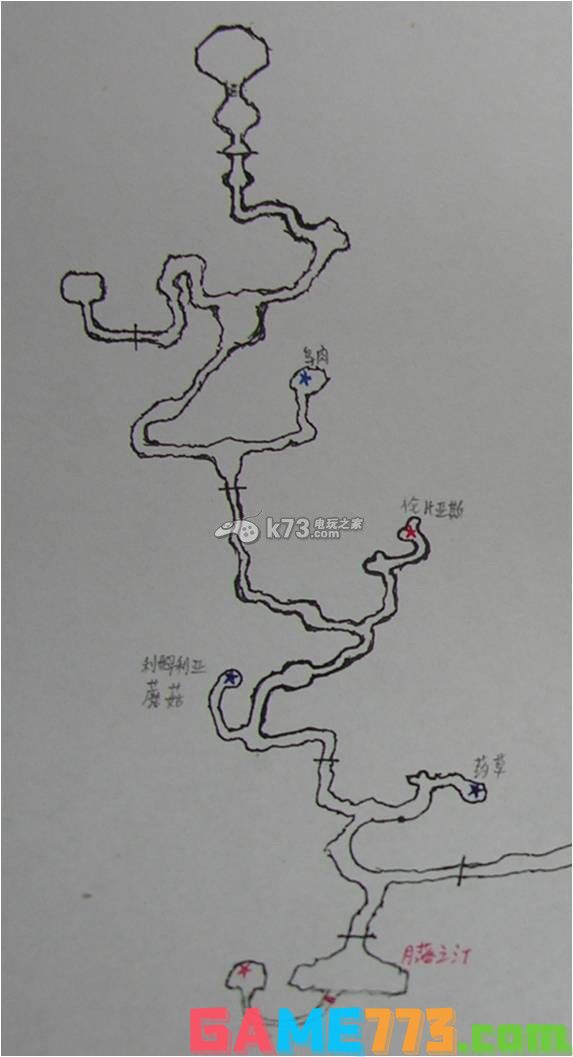 伊苏6夸特拉森林地图