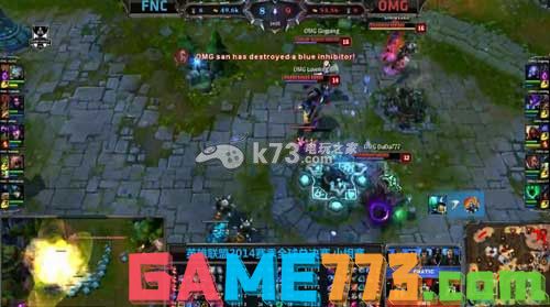 LOL英雄联盟S4 OMG VS FNC OMG击败FNC