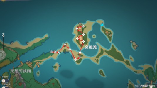 原神血斛采集路线