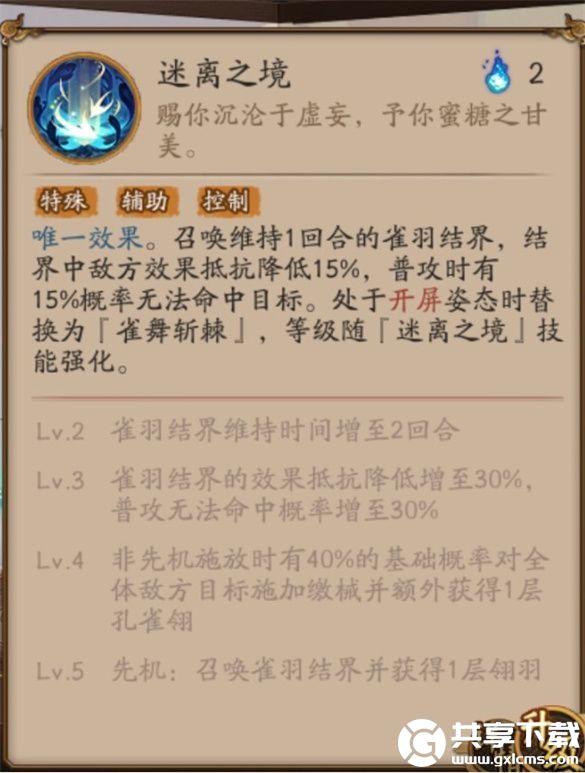 阴阳师孔雀明王技能是什么