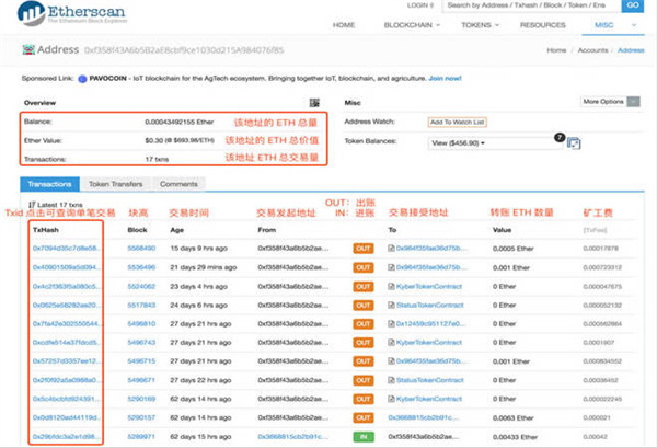 imtoken钱包怎么使用etherscan