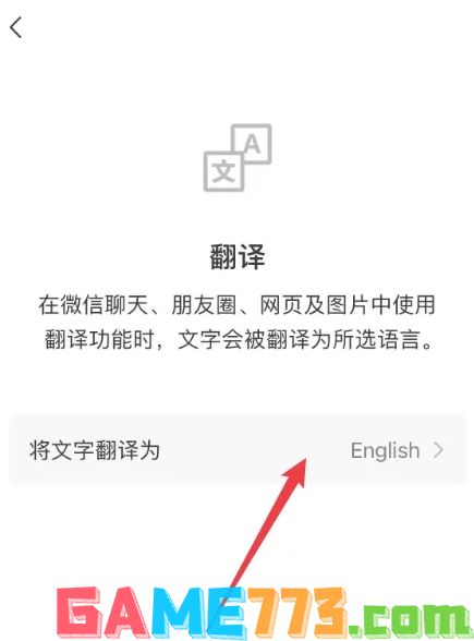 微信小程序翻译功能如何改成英文 微信小程序翻译功能英文翻译设置教程