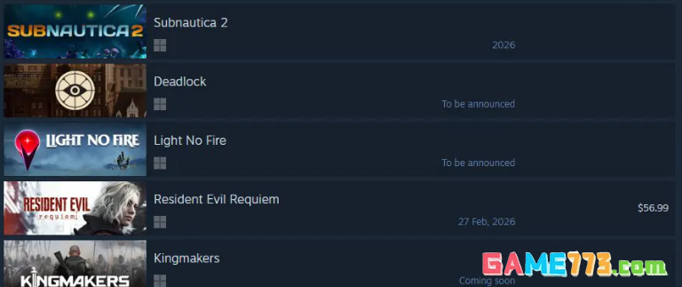 万众瞩目!《生化危机9:安魂曲》登上Steam愿望单前五