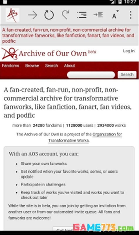 ao3中文版app最新版截图1