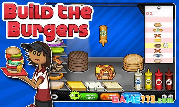 老爹汉堡店中文版游戏截图1