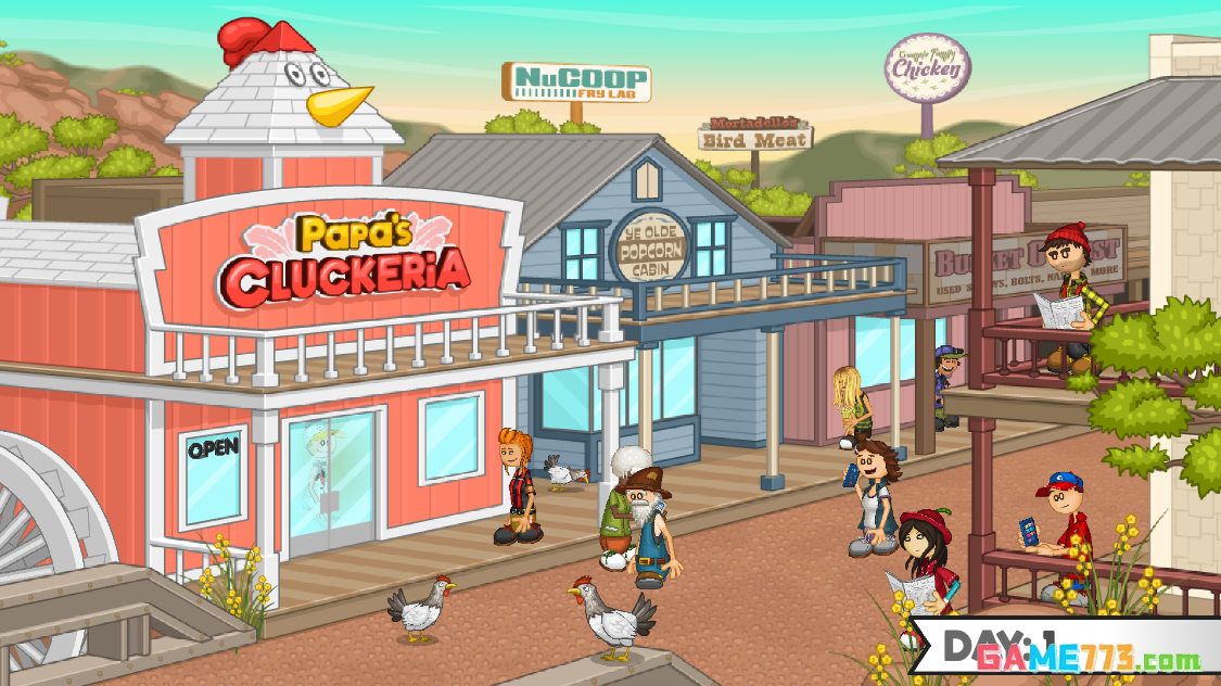 老爹的炸鸡堡店无限金币版截图2