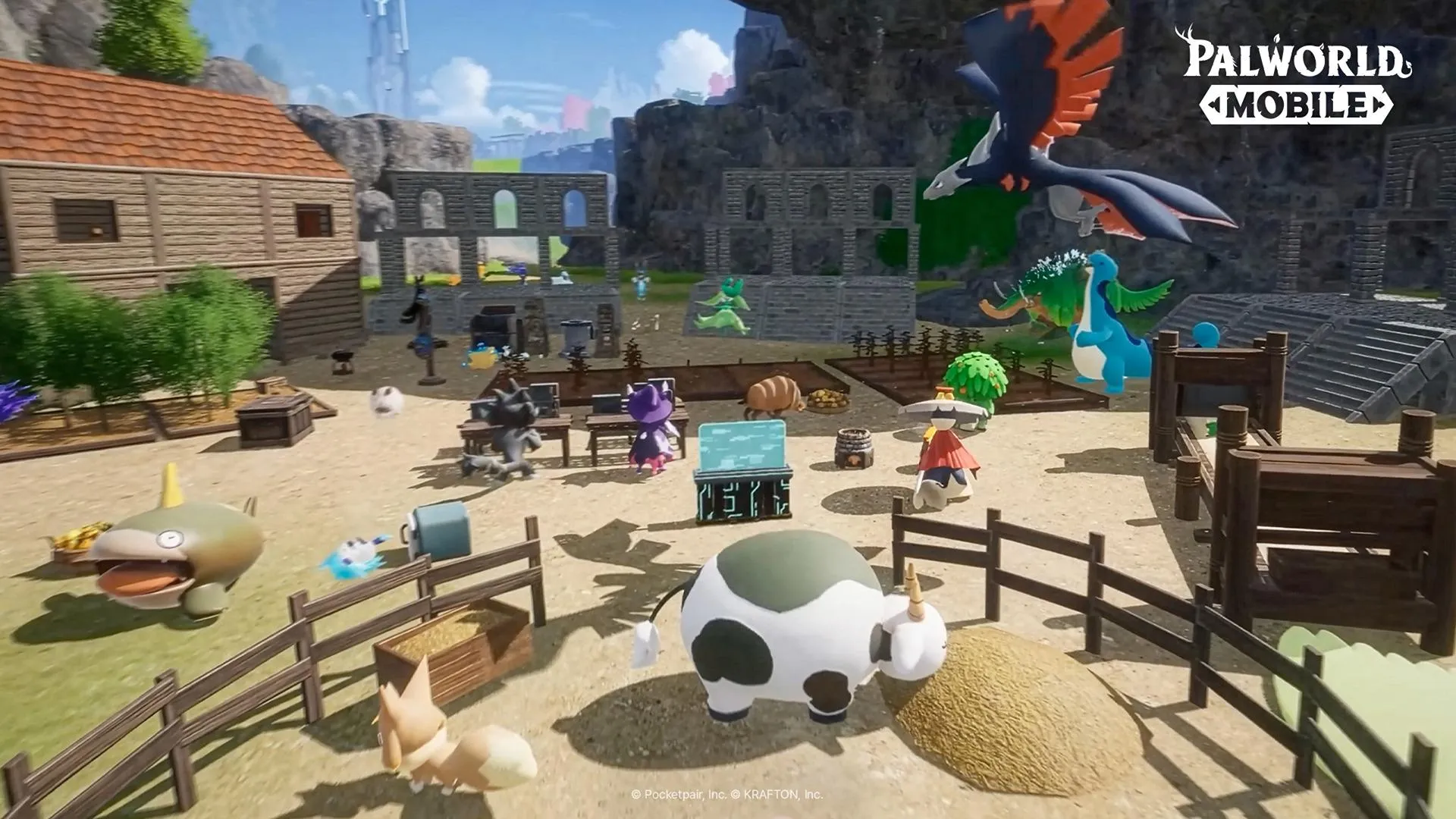 幻兽帕鲁手游12月封测内容 最新测试场地场景照片曝光