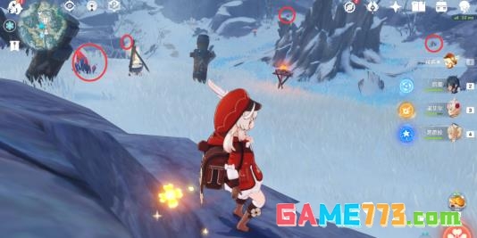 原神山中之物碎片位置坐标图