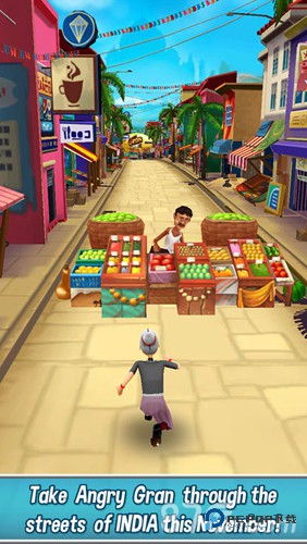 愤怒的老奶奶跑酷中文版截图1