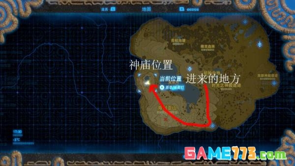 塞尔达传说荒野之息初始台地四个神庙位置+神庙解法全宝箱攻略