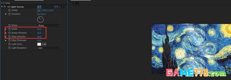 AE如何制作Light Sweep扫光效果