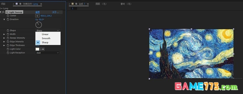 AE如何制作Light Sweep扫光效果