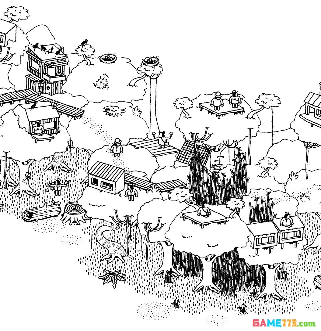 《隐藏的家伙》第一章森林树屋村图文攻略