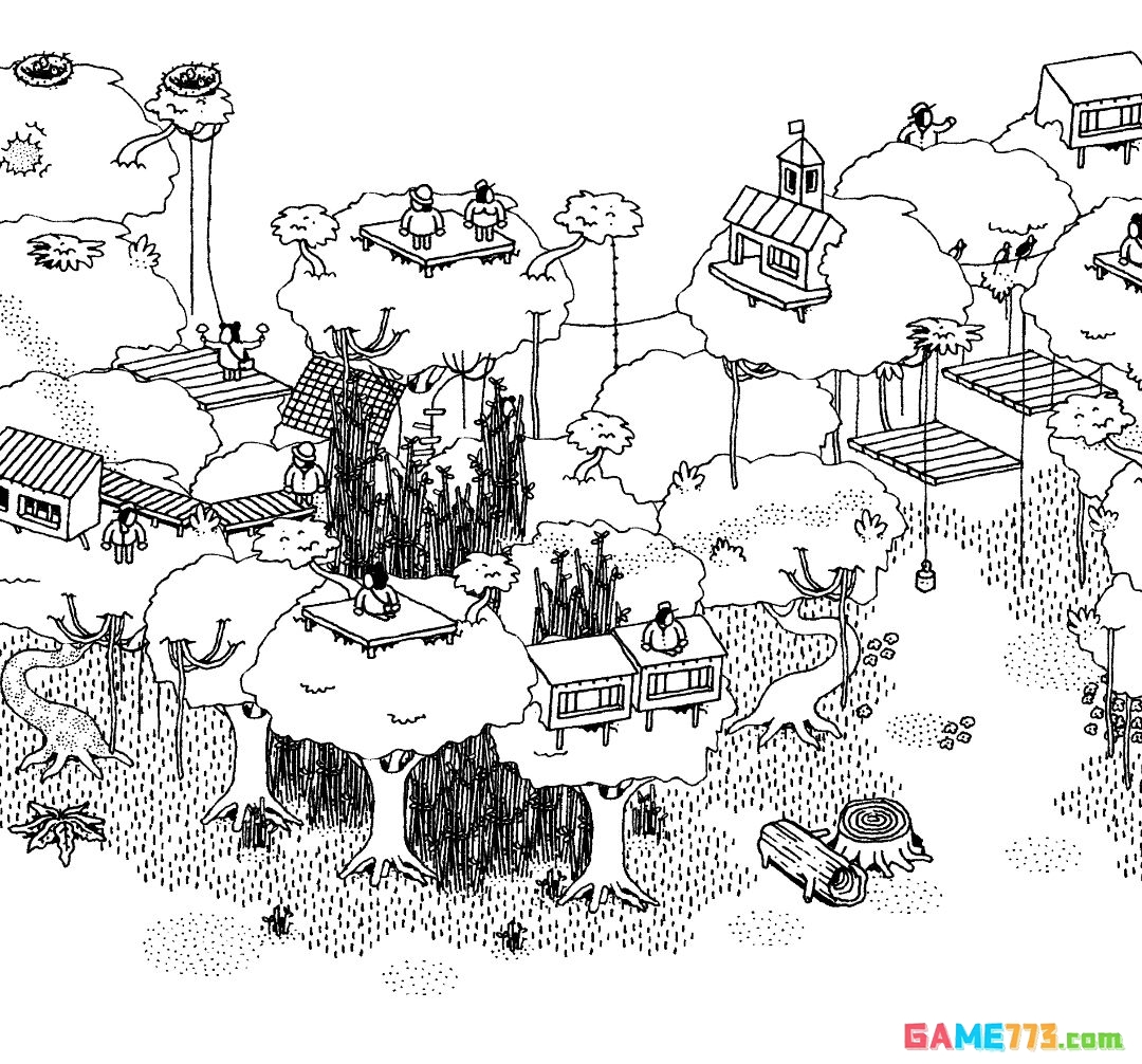 《隐藏的家伙》第一章森林树屋村图文攻略