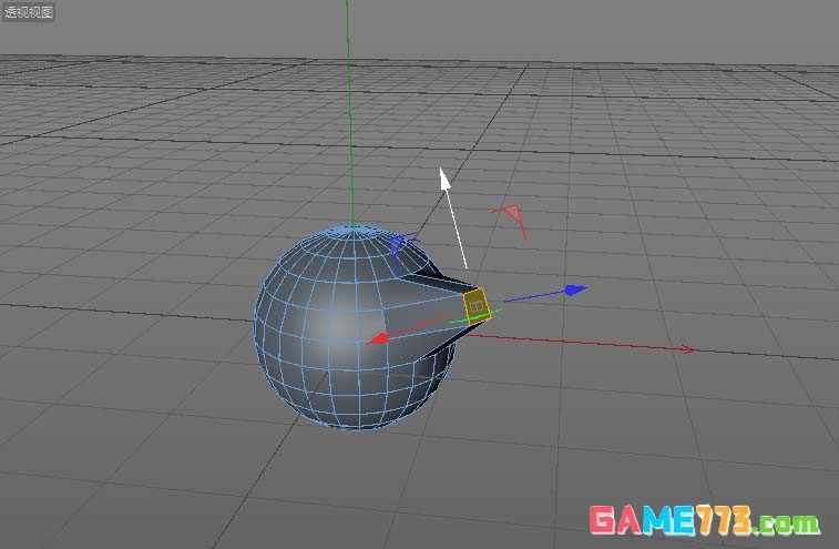 Cinema 4D怎么使用断开连接抠出模型中的一个面