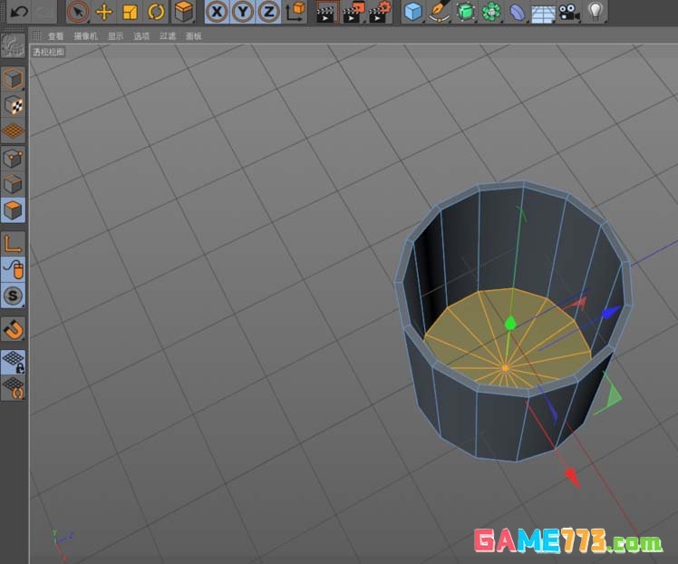 C4D怎么建模杯子