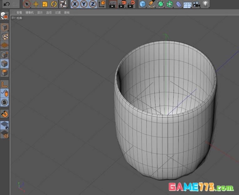 C4D怎么建模杯子