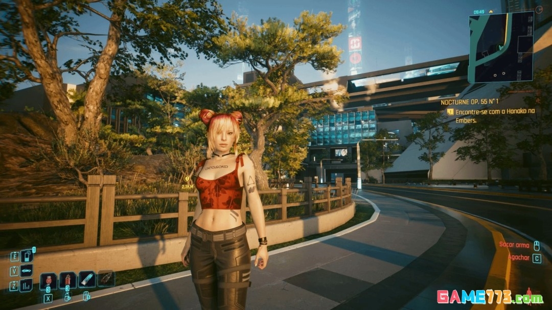 《赛博朋克2077》最佳第三人称Mod 好身材一览无余