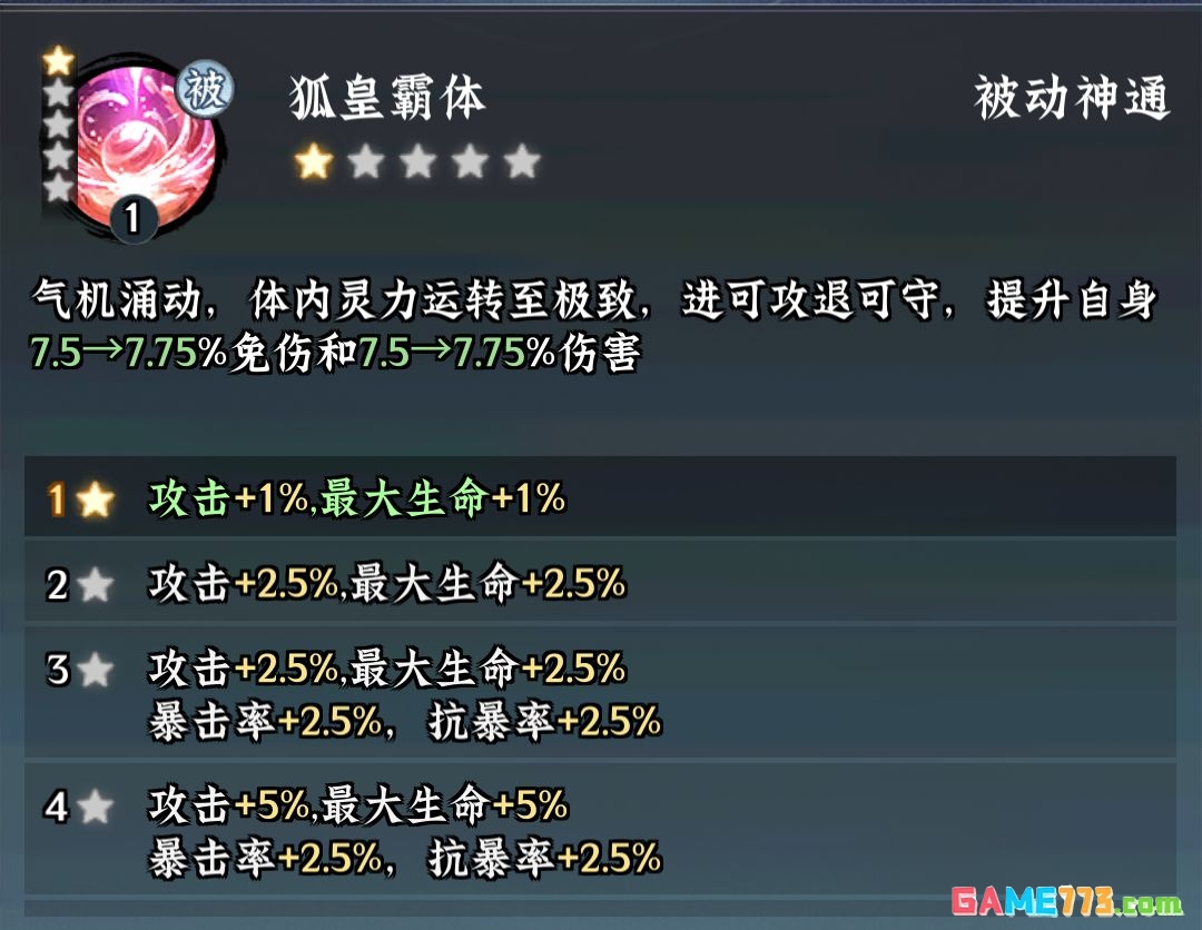 仙界大掌门涂山红红技能解析
