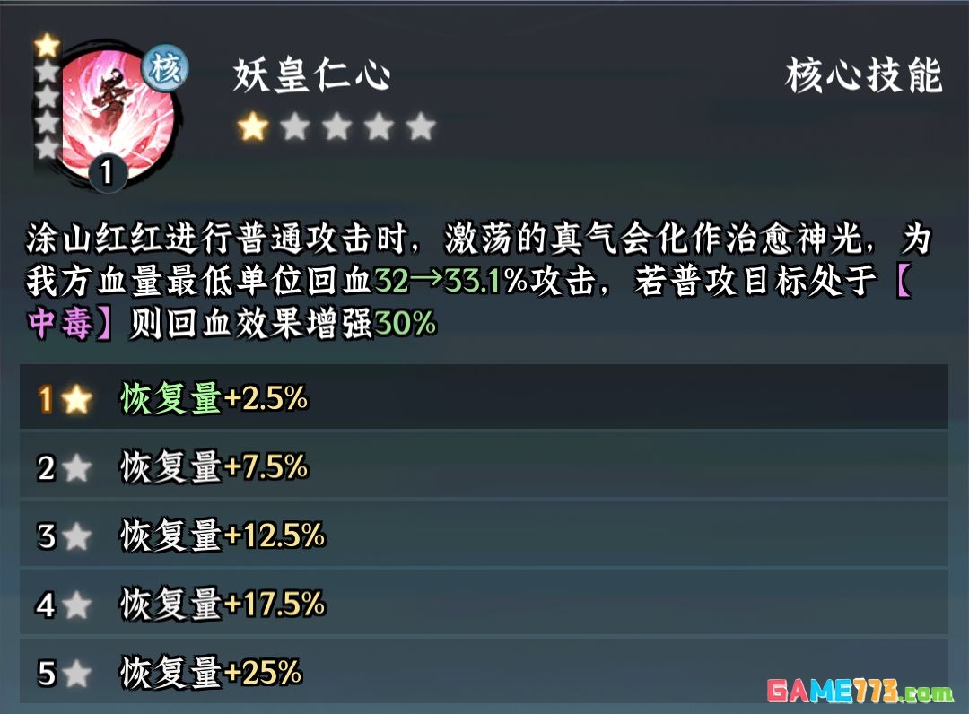 仙界大掌门涂山红红技能解析