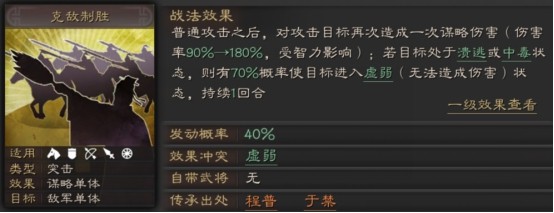 三国志战略版克敌制胜怎么样?克敌制胜战法实用性分析