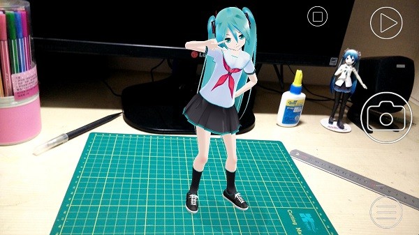 mikumikuar最新版(初音扩展现实相机)截图1