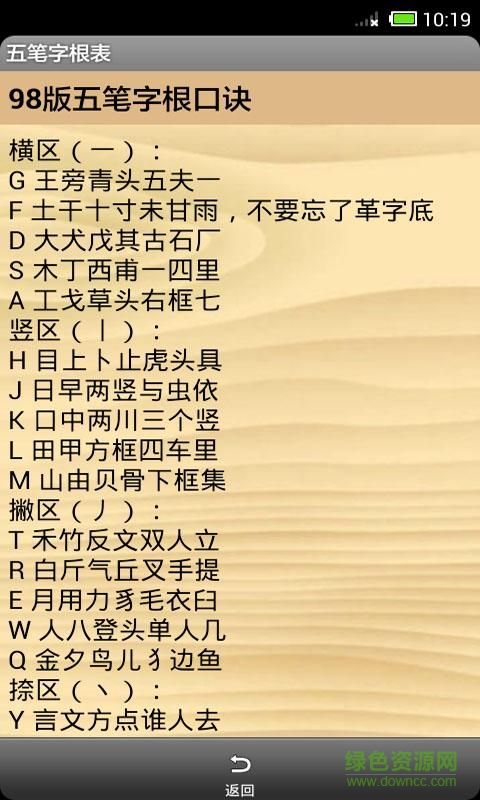 五笔字根表(五笔字根表键盘图及口诀)截图3