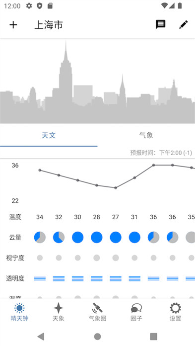 晴天钟最新版(astrowweather)截图3