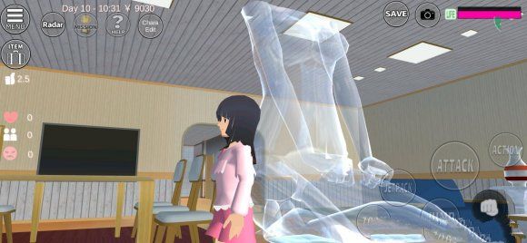 樱花校园模拟器透明人版(SAKURA SchoolSimulator)截图2