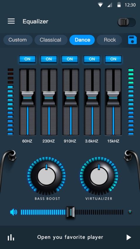 均衡器和低音助推器app截图3