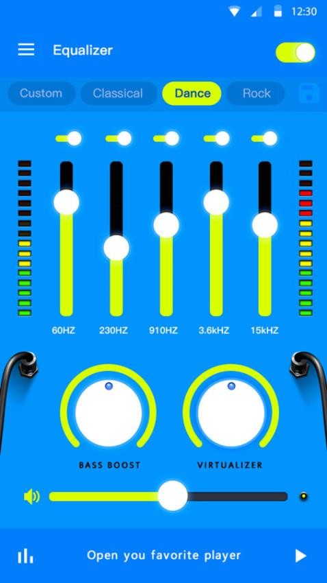 均衡器和低音助推器app截图4